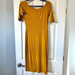 Yellow Mustard Dress